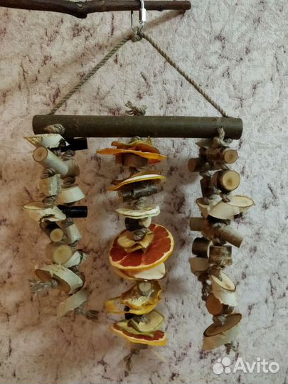 Игрушки для жако, какаду, ожерелла