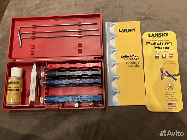 Lansky Standard + Super Sapphire Polishing Hone