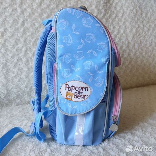 Ранец школьный каркасный kite Popcorn Bear