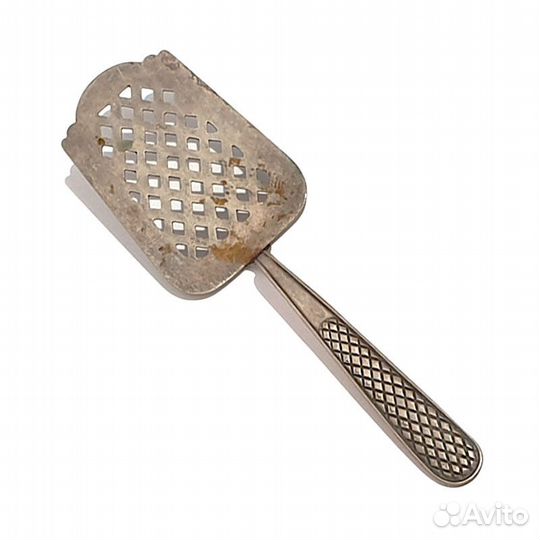 Лопатка для торта, пирожных, мельхиор, СССР, 19 см