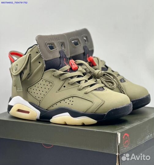 Кроссовки Nike Air Jordan 6 Retro x Travis Scott (Арт.54124)