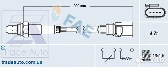 Лямбда-зонд FAE 77463