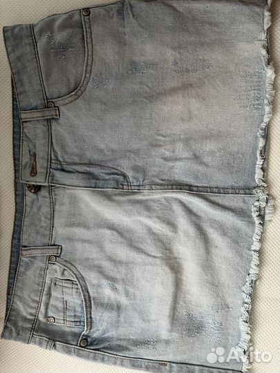 Юбка и жилетка джинсовая