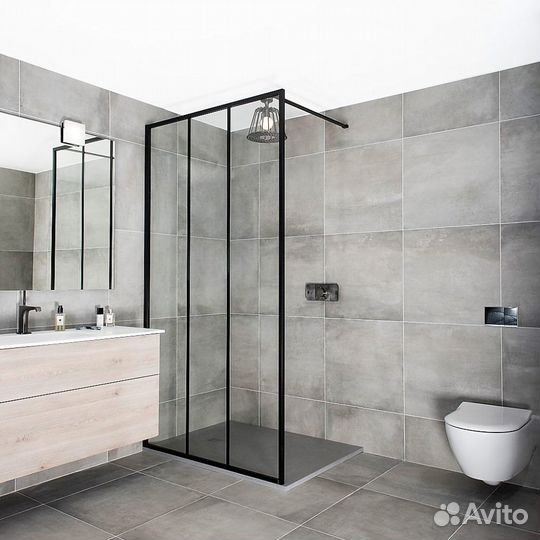 Перегородки из стекла в душевую