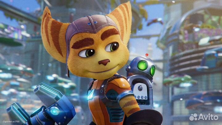 PS5 диск Ratchet & Clank: Сквозь Миры,новый,в упак