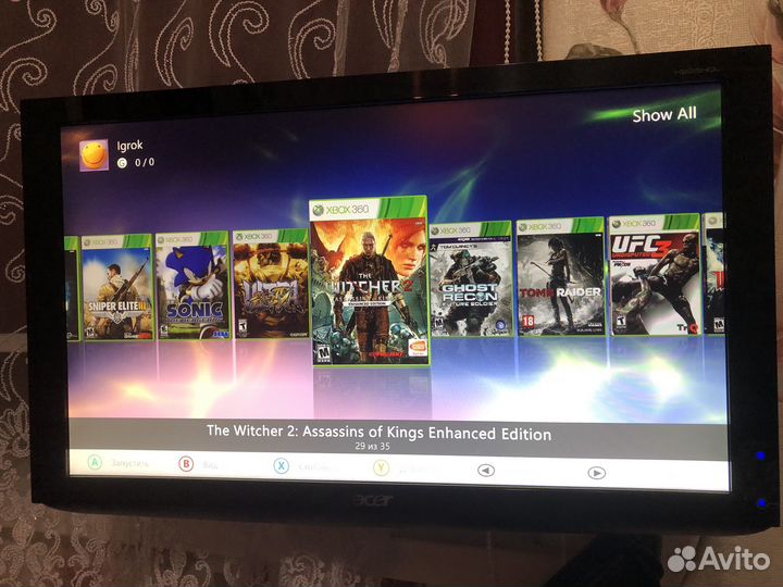 Xbox 360 slim прошитый 250Гб с играми