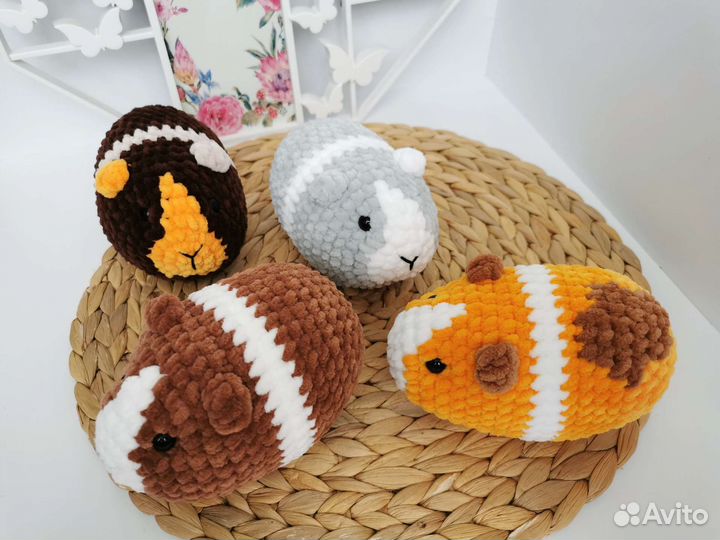 Игрушка Морская Свинка вязанная