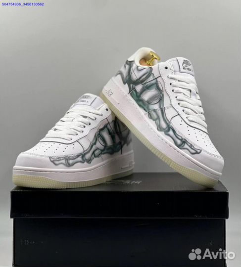 Nike Air Force 1 low Skeleton (Арт.60108)