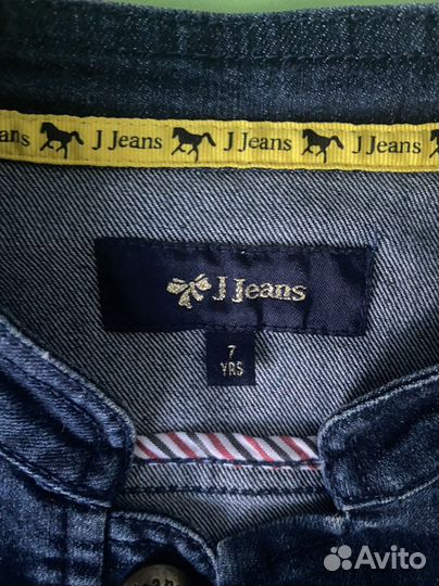 Куртка джинсовая для девочки 7 лет