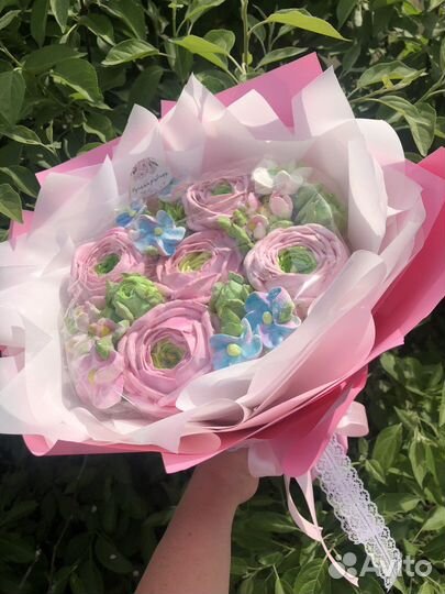 Зефир букеты сладкий подарок учителю девушке