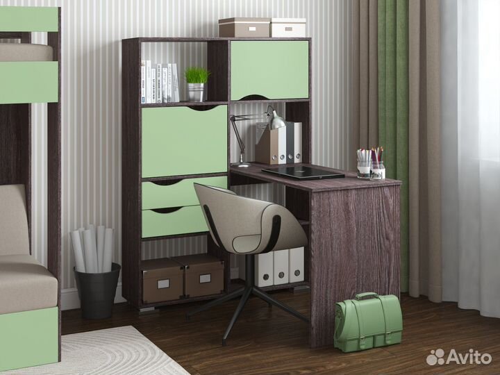 Стол компьютерный угловой Лаворо лев