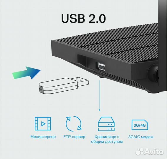 Wi-Fi роутер TP-Link Archer C6U Black