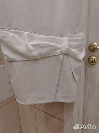 Платье ikks Франция экрю вискоза миди 44-46 р