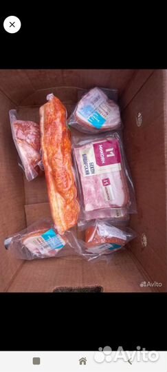 Сардельки, сосиски, сервелат,мясо,грудинка собакам