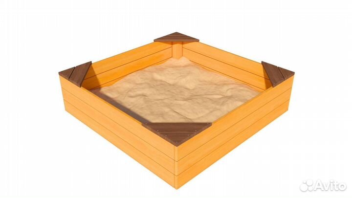 Новая песочница деревянная