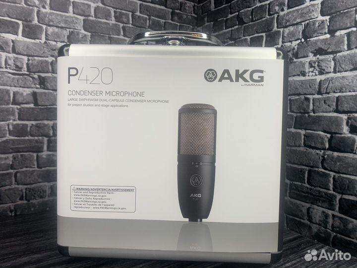 Студийный микрофон akg p420