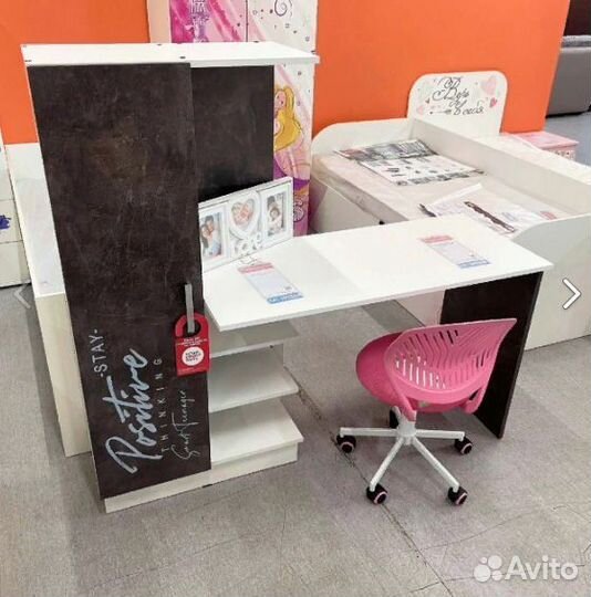 Стол рабочий Вега с фотопечатью