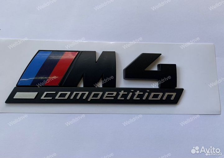 Шильд BMW M1 M2 M3 M4 M5 M6 M7 Competition матовый