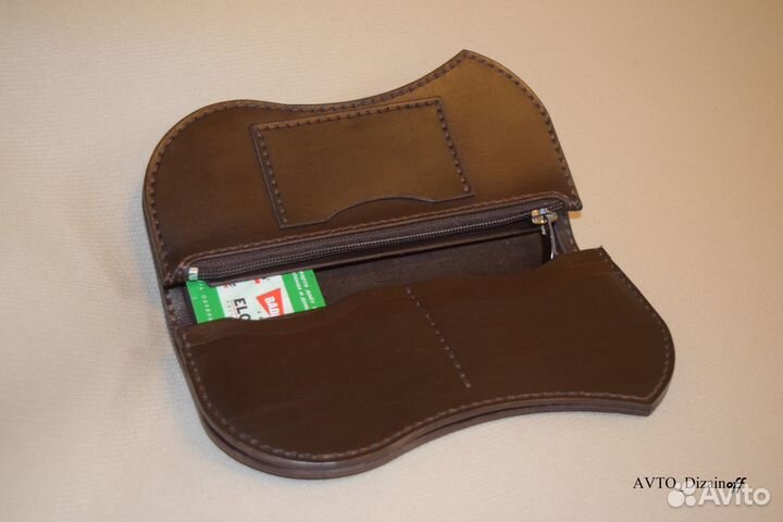 Кошелек.Портмоне Zipper натуральная кожа