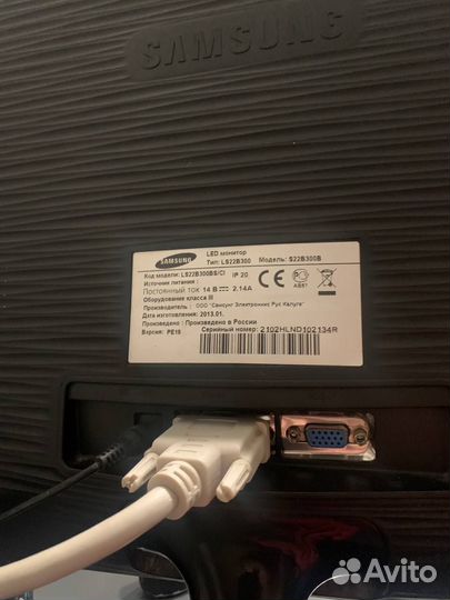 Монитор Samsung syncmaster s22b300