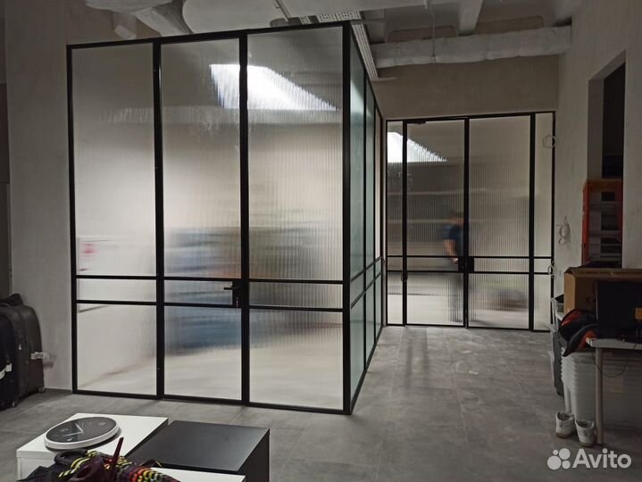 Перегородки межкомнатные раздвижные лофт