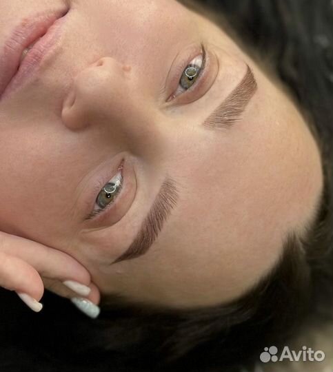 Перманент бровей модель