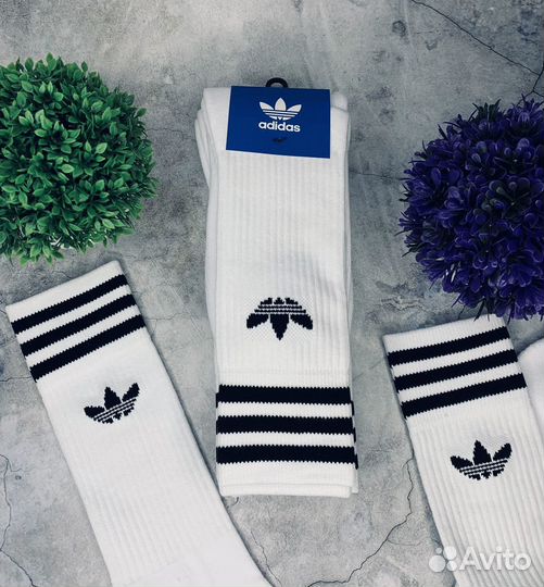 Носки Adidas оригинал Solid Crew