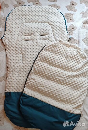 Зимний конверт в коляску до 3 лет