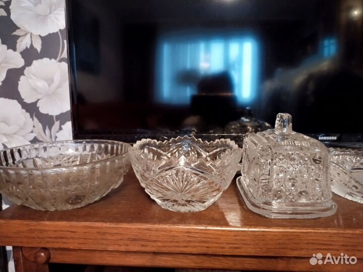 Хрустальные вазочки