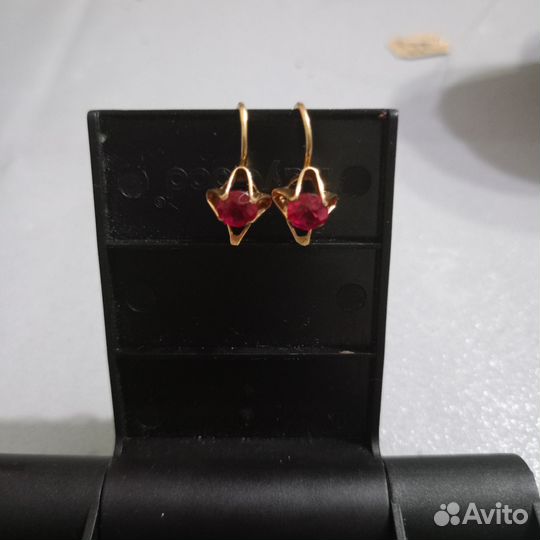 Золотые серьги СССР