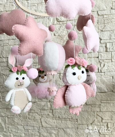 Новый мобиль из фетра