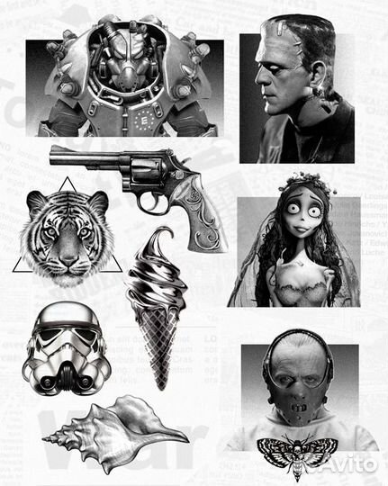 Модель на тату
