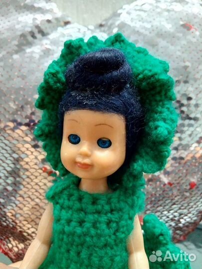 Винтажная кукла Италия