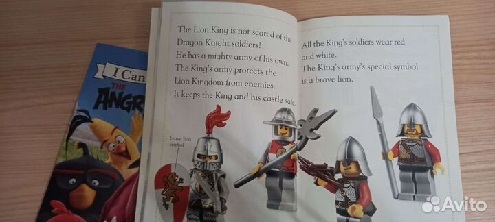 Книги по изучению английского Лего Angry birds