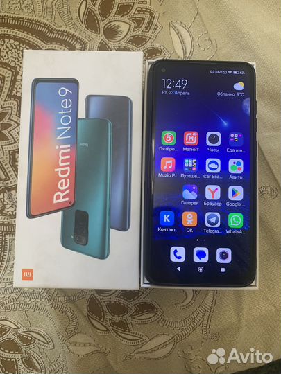 Xiaomi Redmi Note 9, 3/64 ГБ