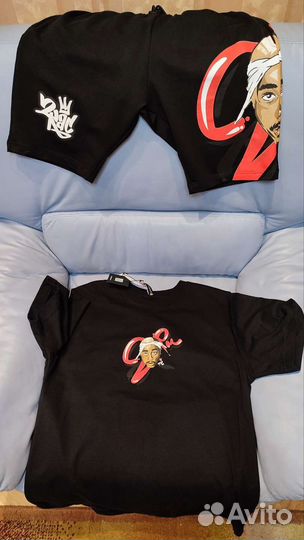 Костюм шорты и футболка 2pac