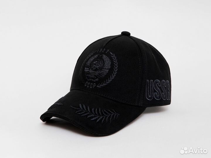 Бейсболка СССР черная