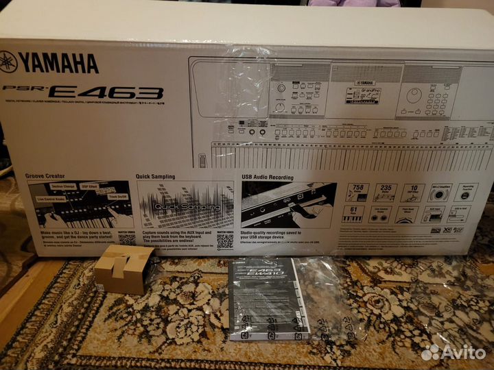 Синтезатор yamaha psr e463