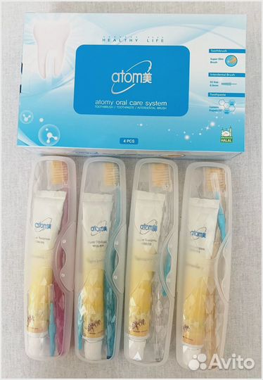 Зубная паста зубная щётка Atomy атоми