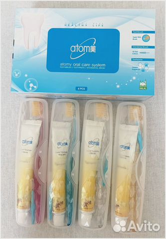 Зубная паста зубная щётка Atomy атоми