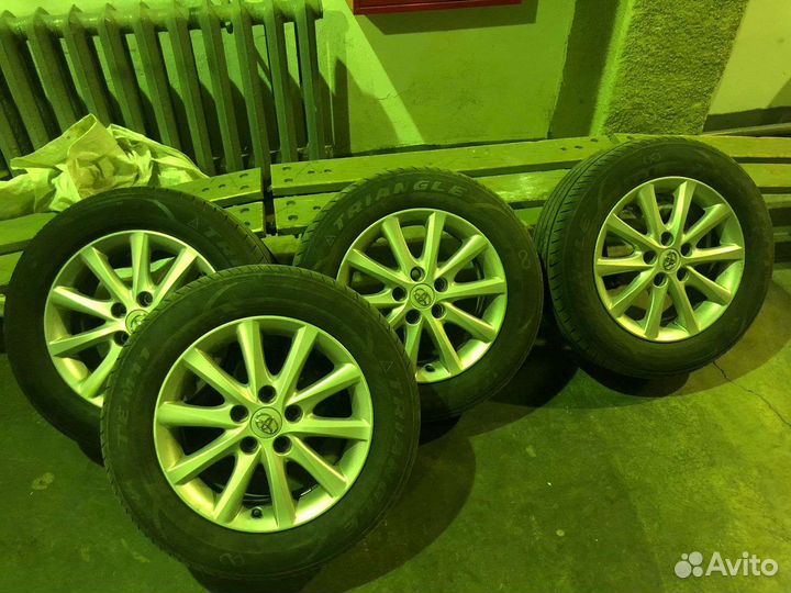 Диски R16 5X114.3, с новой резиной