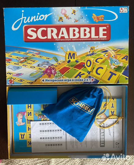 Настольная игра Скрабл Scrabble