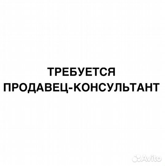 Продавец консультант