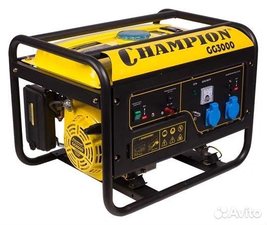 Бензиновый генератор champion GG3000
