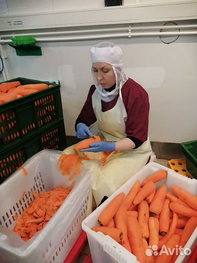 Кухонный рабочий (чистка овощей)