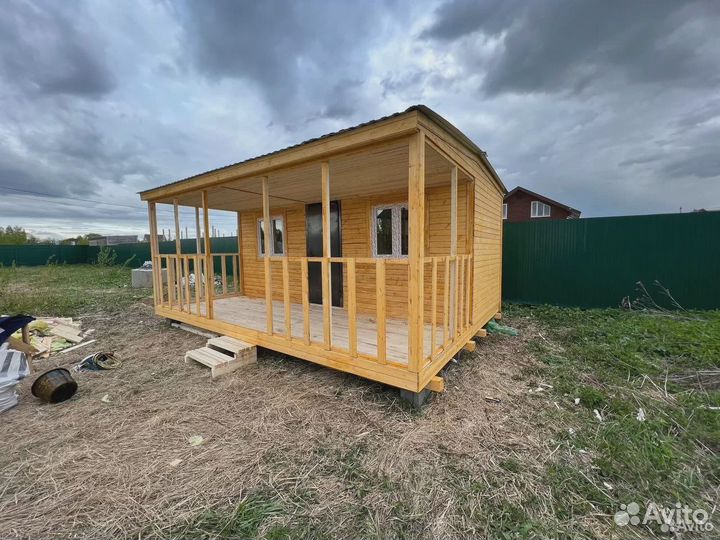 Бытовка с верандой