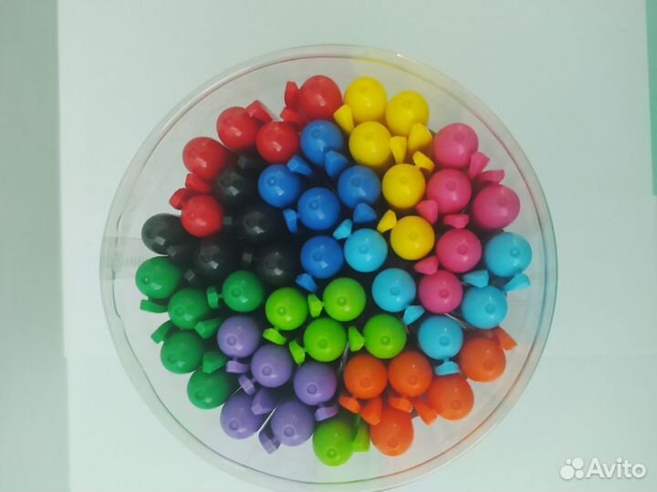 Набор гелевых синих ручек index colourplay