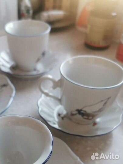 Чешский фарфор Гуси