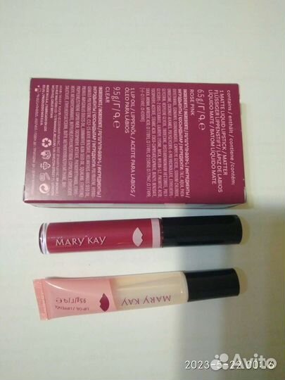 Блеск матовый + масло для губ