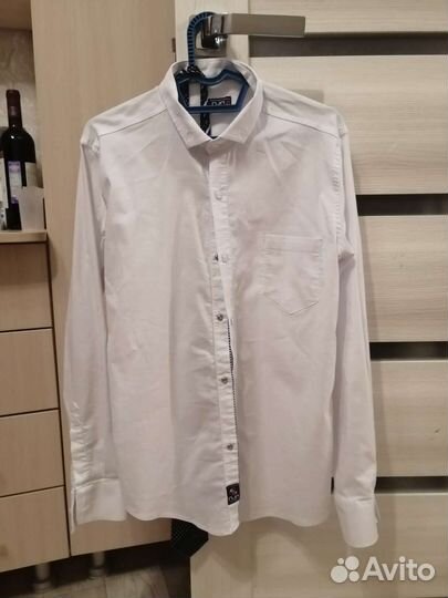 Рубашка белая для подростка 152 р